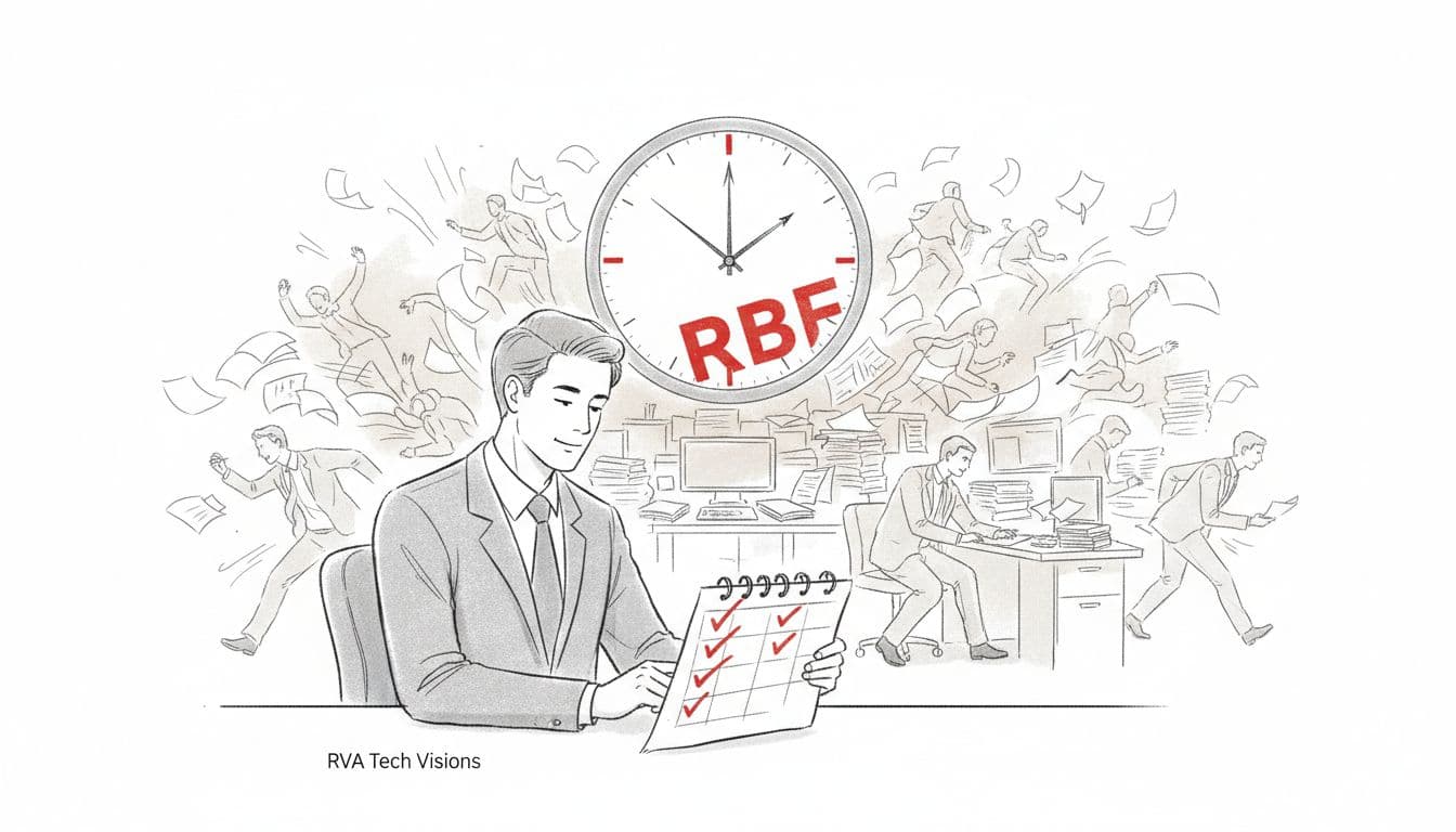 Calm professional vs RFP deadline scramble