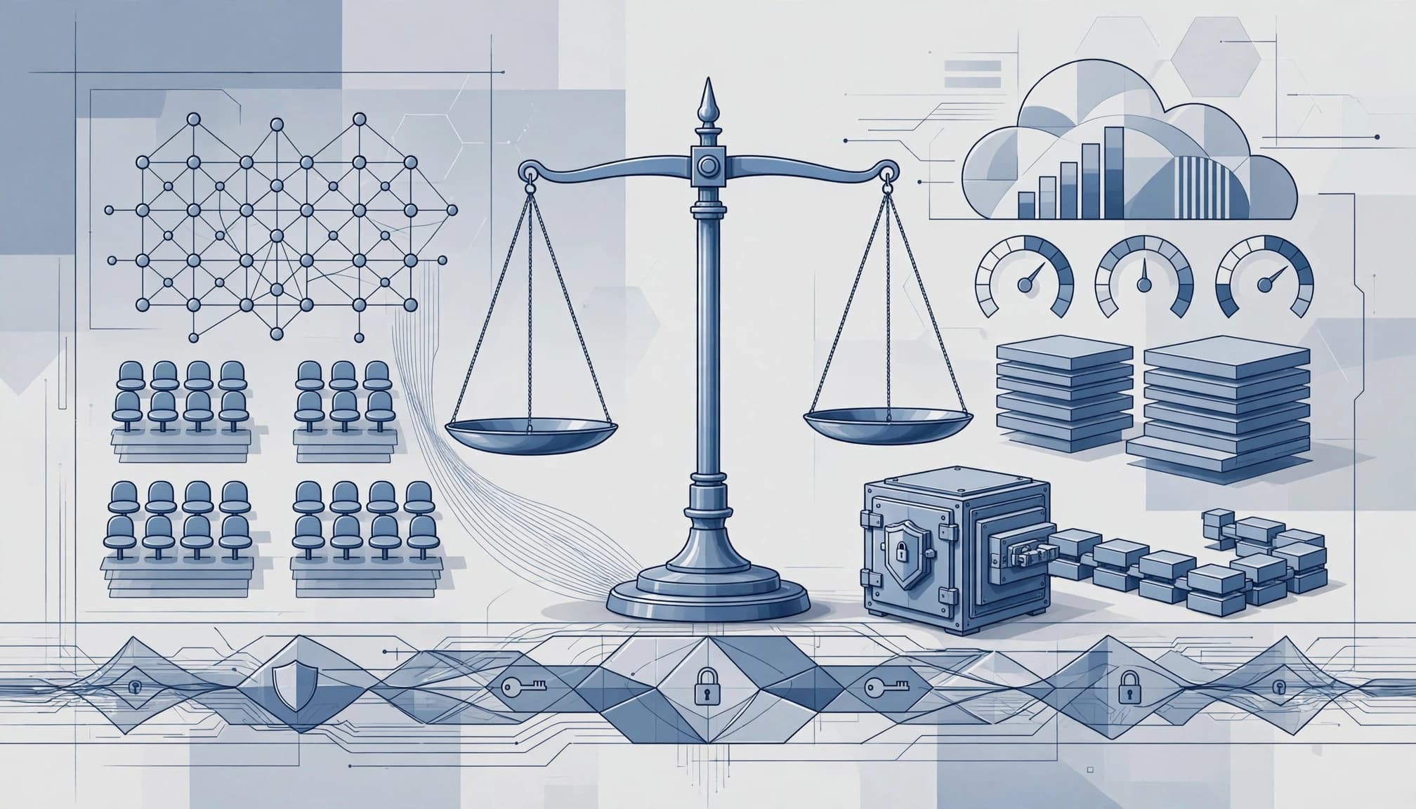 A balanced scale compares agent licenses with cloud and model usage costs.