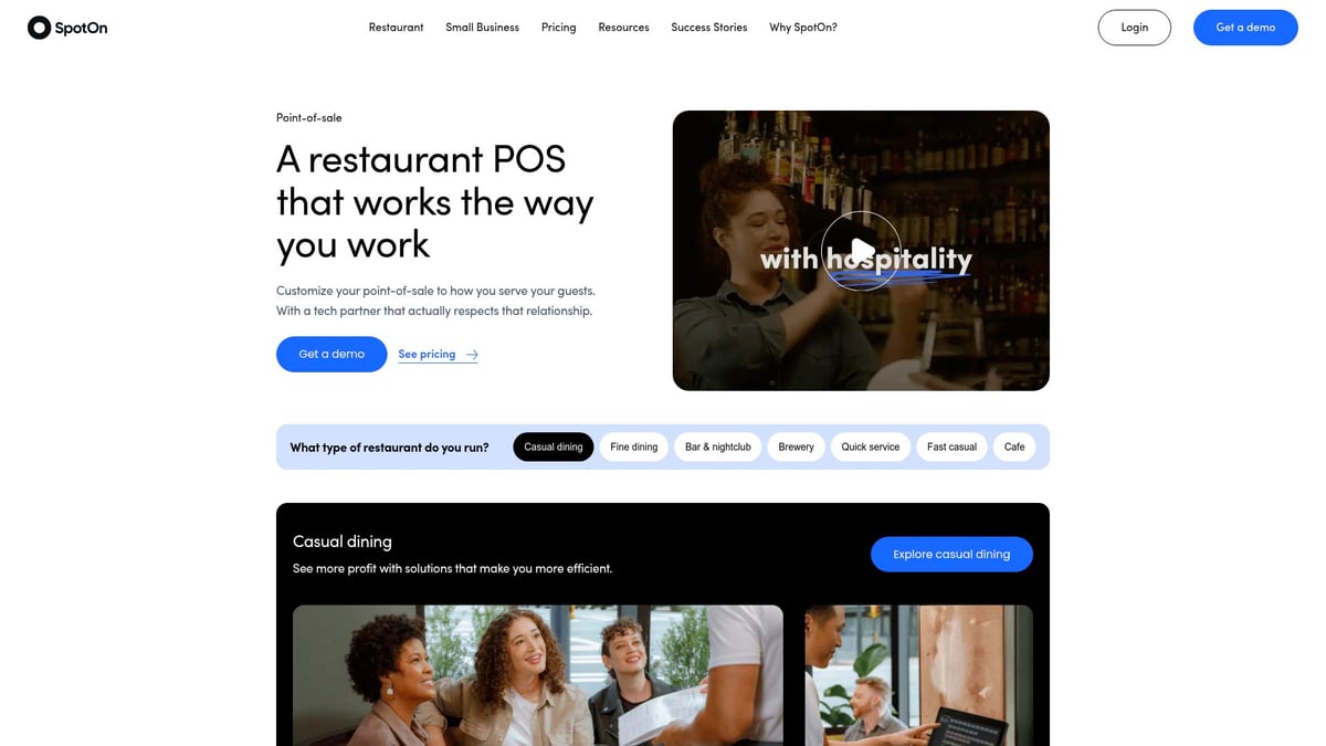 Top 7 Best POS System for Restaurant Picks in 2026 - 2. SpotOn