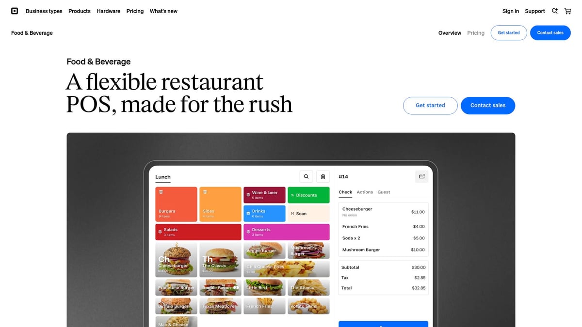 Top 7 Best POS System for Restaurant Picks in 2026 - 5. Square for Restaurants