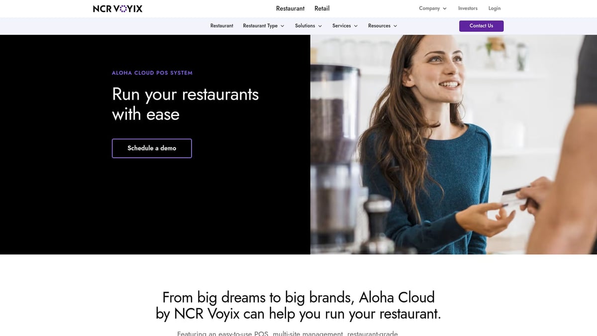 Top 7 Best POS System for Restaurant Picks in 2026 - 7. Aloha POS (Aloha Cloud)