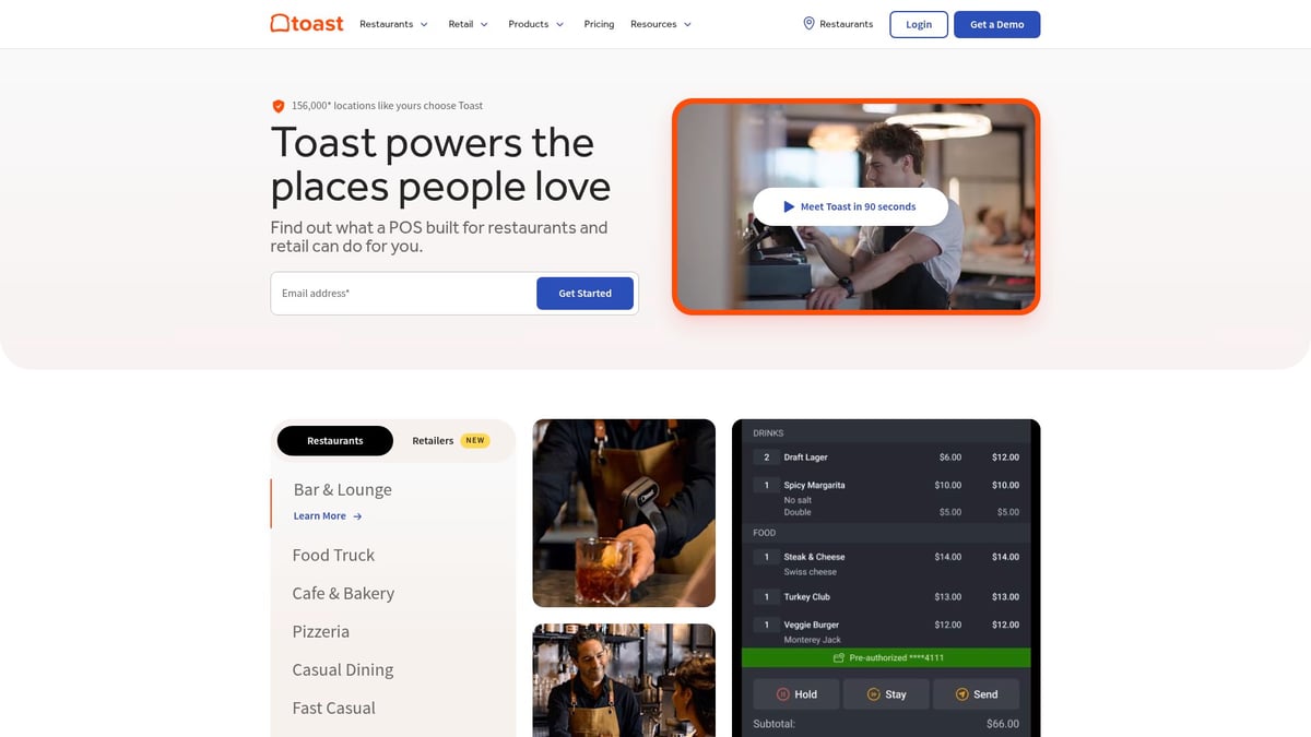 9 Essential Popular POS Systems for Restaurants in 2026 - Toast POS