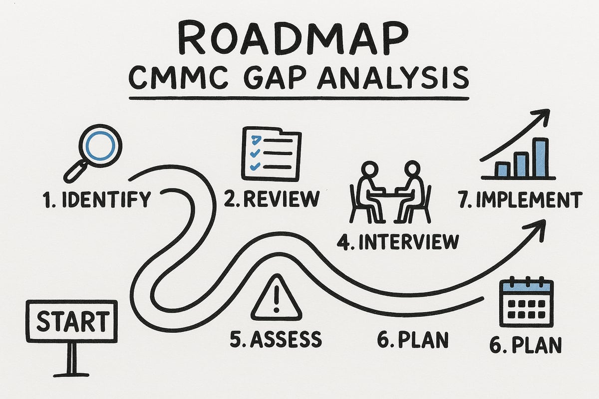 Step-by-Step CMMC Gap Analysis Process for 2026