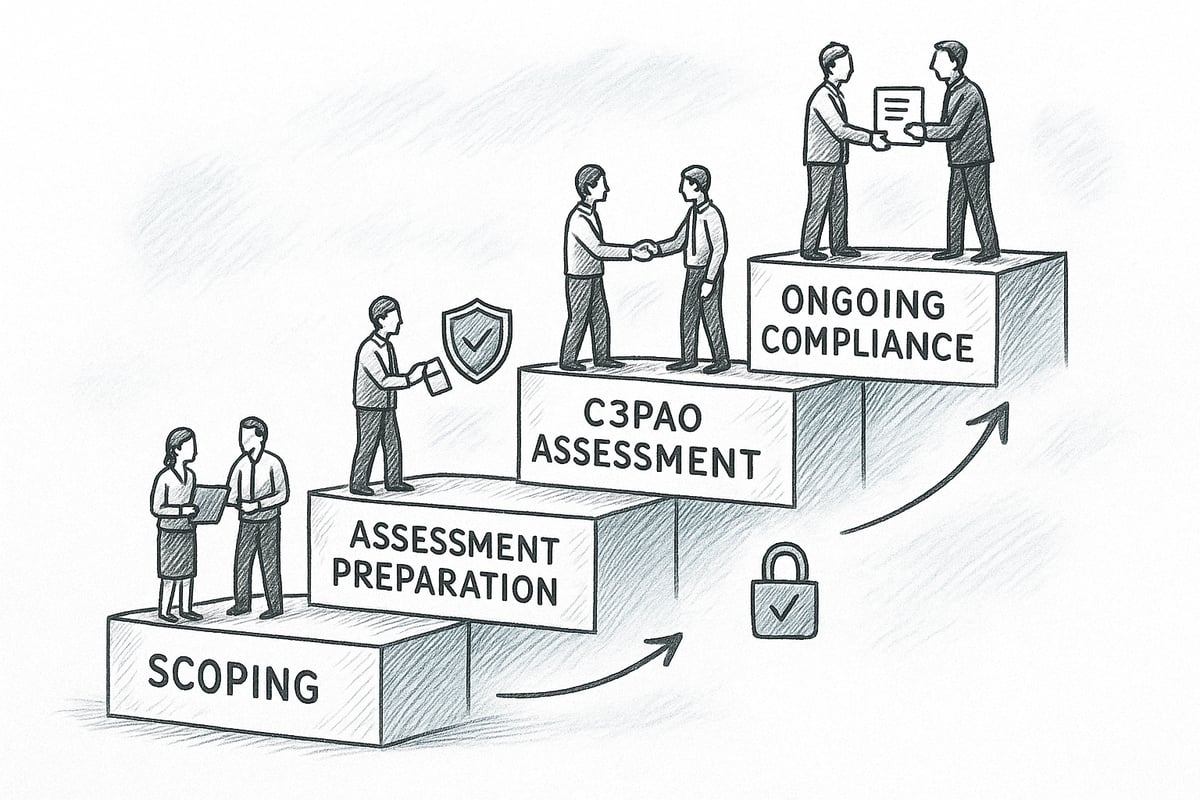 Step-by-Step: How to Achieve CMMC Compliance with a C3PAO in 2026