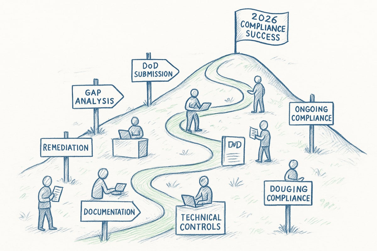 Step-by-Step Roadmap to NIST SP 800-171 Compliance by 2026