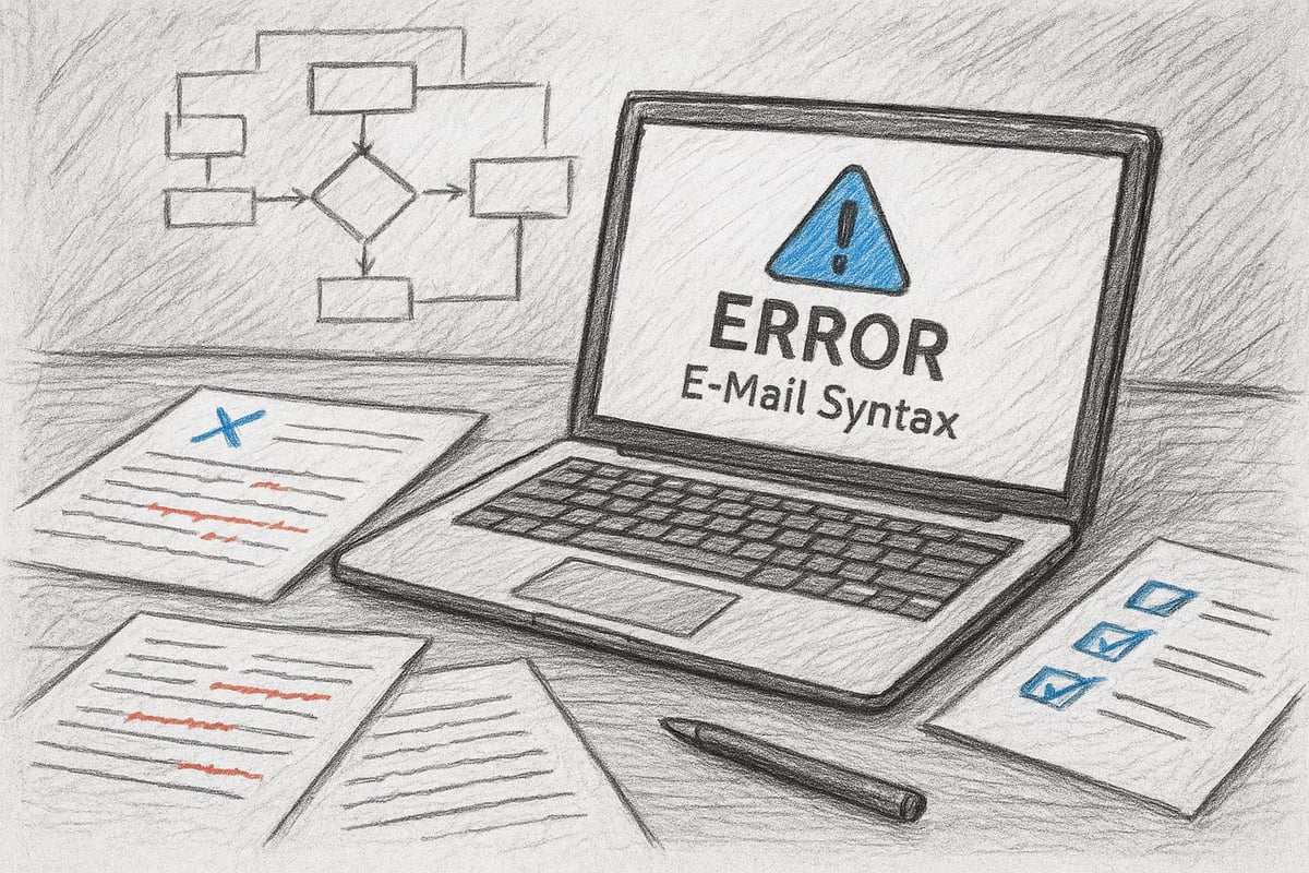 Common Email Syntax Errors and Troubleshooting Steps