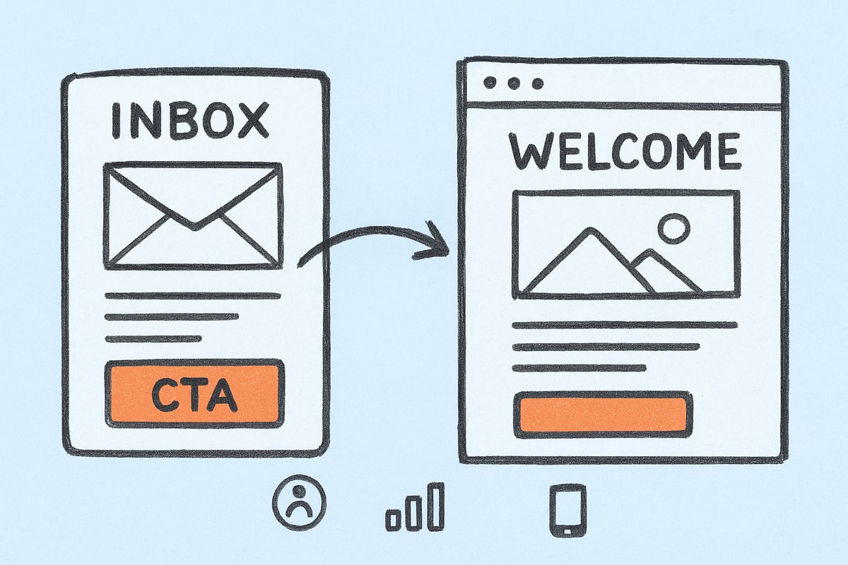 Enhancing User Experience from Email to Website