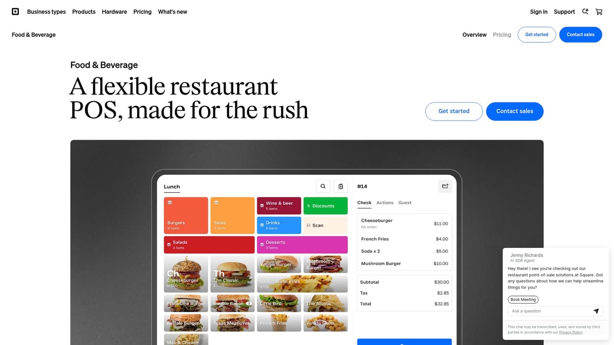 7 Essential Best POS for Small Restaurant Picks in 2026 - Square for Restaurants