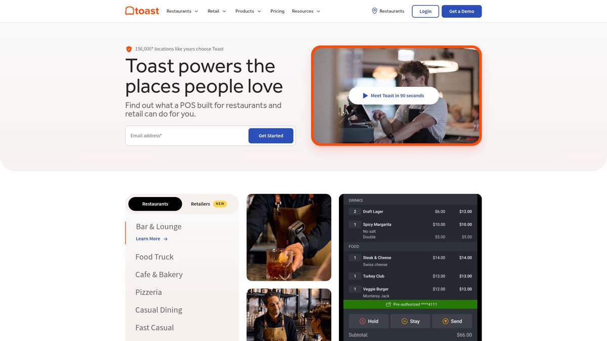 7 Essential Best POS for Small Restaurant Picks in 2026 - Toast POS