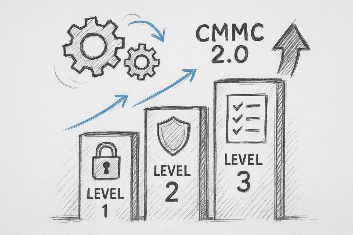 The CMMC 2.0 Framework: Levels, Domains, and Requirements