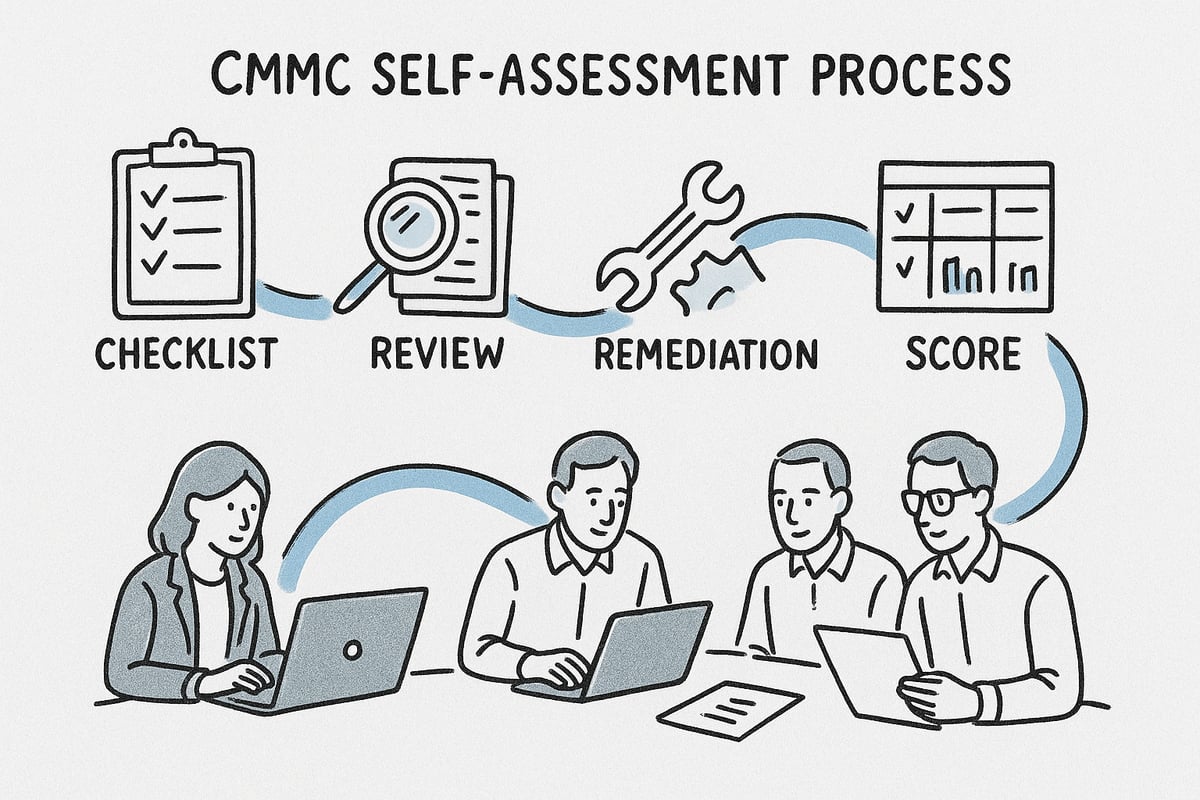 Step-by-Step CMMC Self-Assessment Process