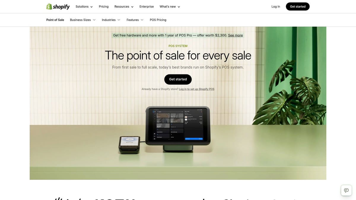 Top 7 Best Mobile POS System for Small Business in 2026 - Shopify POS